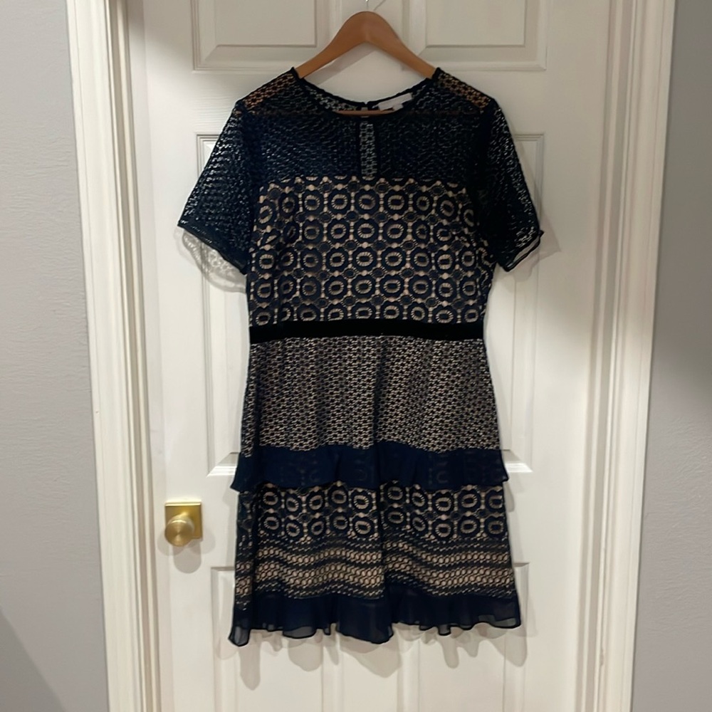 Navy Lace Dress